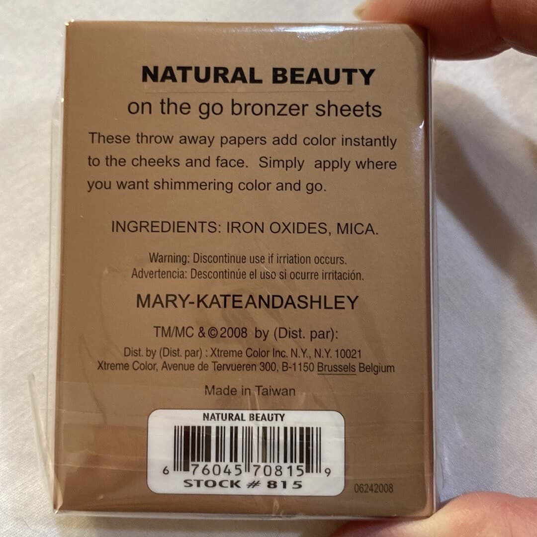 Lot of 3 ~ Mary Kate & Ashley ~ Bronzer on the go Makeup Sheets~50 Sheets ea 4