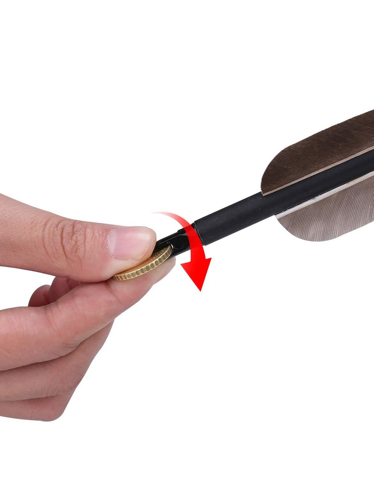 Archery 31-Inch Carbon Hunting Arrows, Turkey Feather Fletching with Replacea... 5