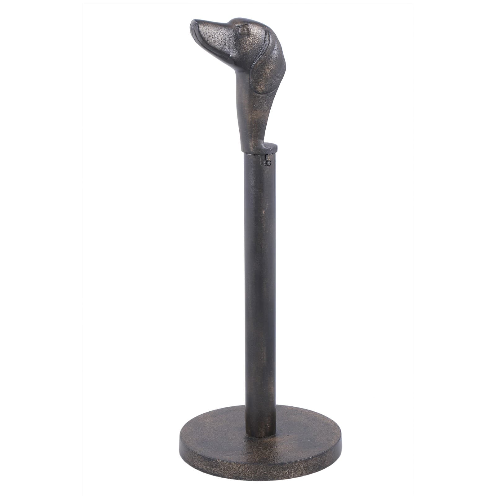 Dog Head Paper Towel Holder Aluminum 4