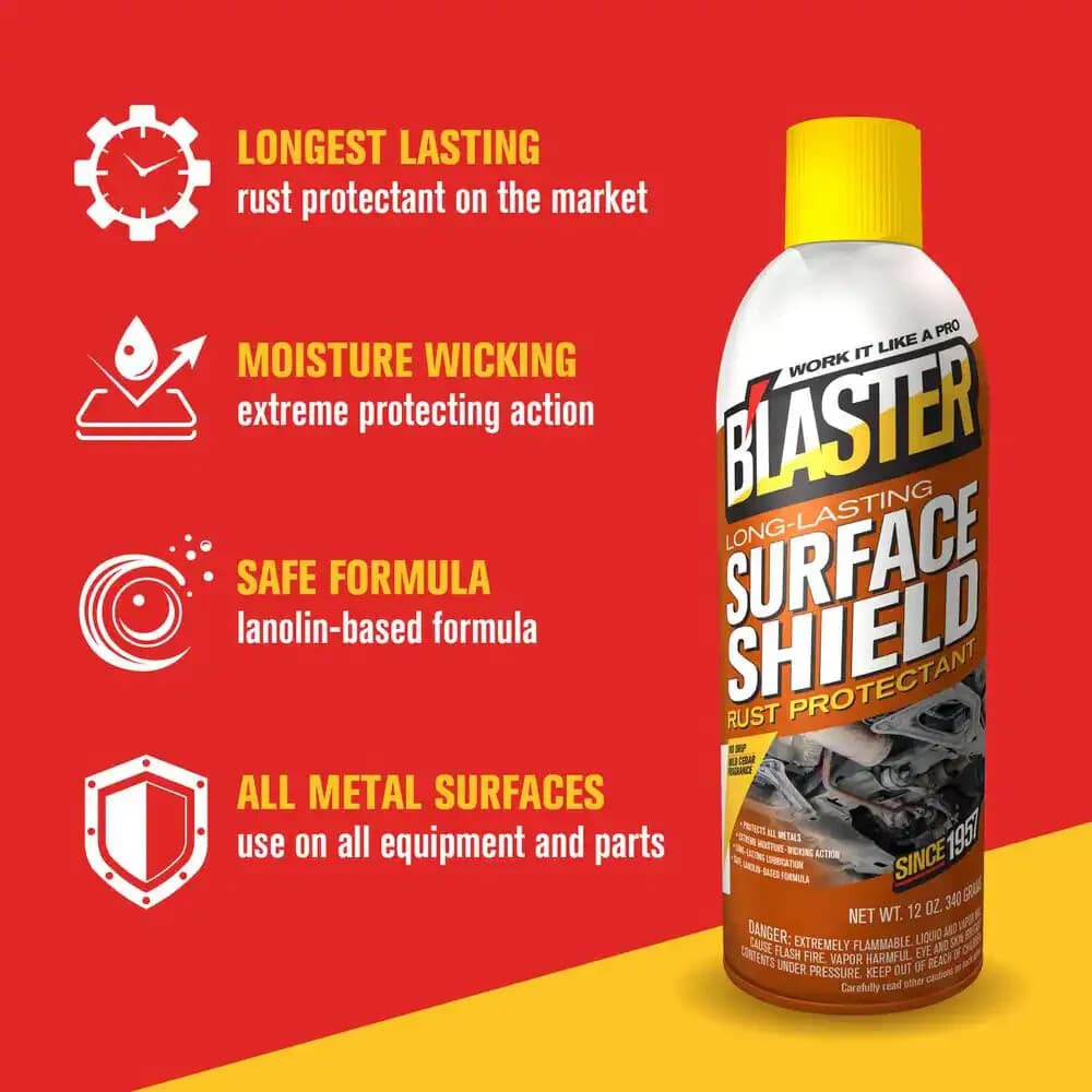 12 oz. Long-Lasting Surface Shield Rust and Corrosion Protectant Lubricant Spray 3