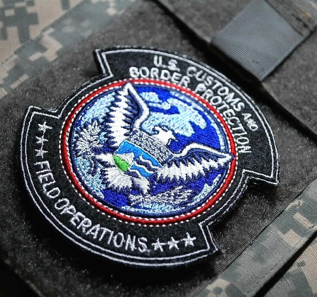 SECURITY BORDER PROTECTION HOMELAND FIELD OPERATIONS vêlkrö B/W Camo INSIGNIA 3