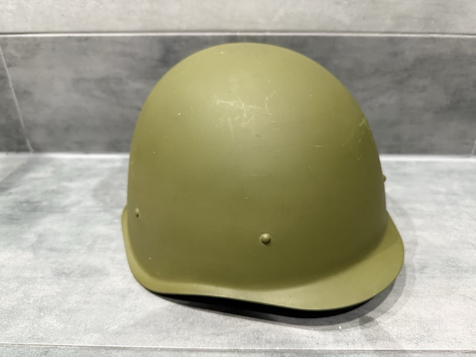 Original Russian Army WW2 SSh-40 Steel Soviet Helmet Liner Chinstrap USSR Size 2 3