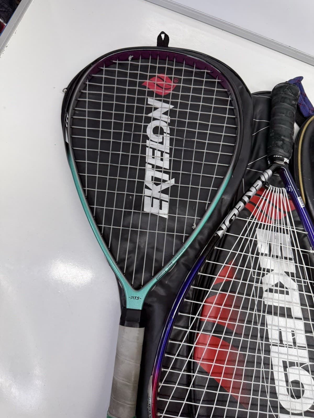 Racquetball Racket with Zip Case Lot Ektelon Quantus xpress 2