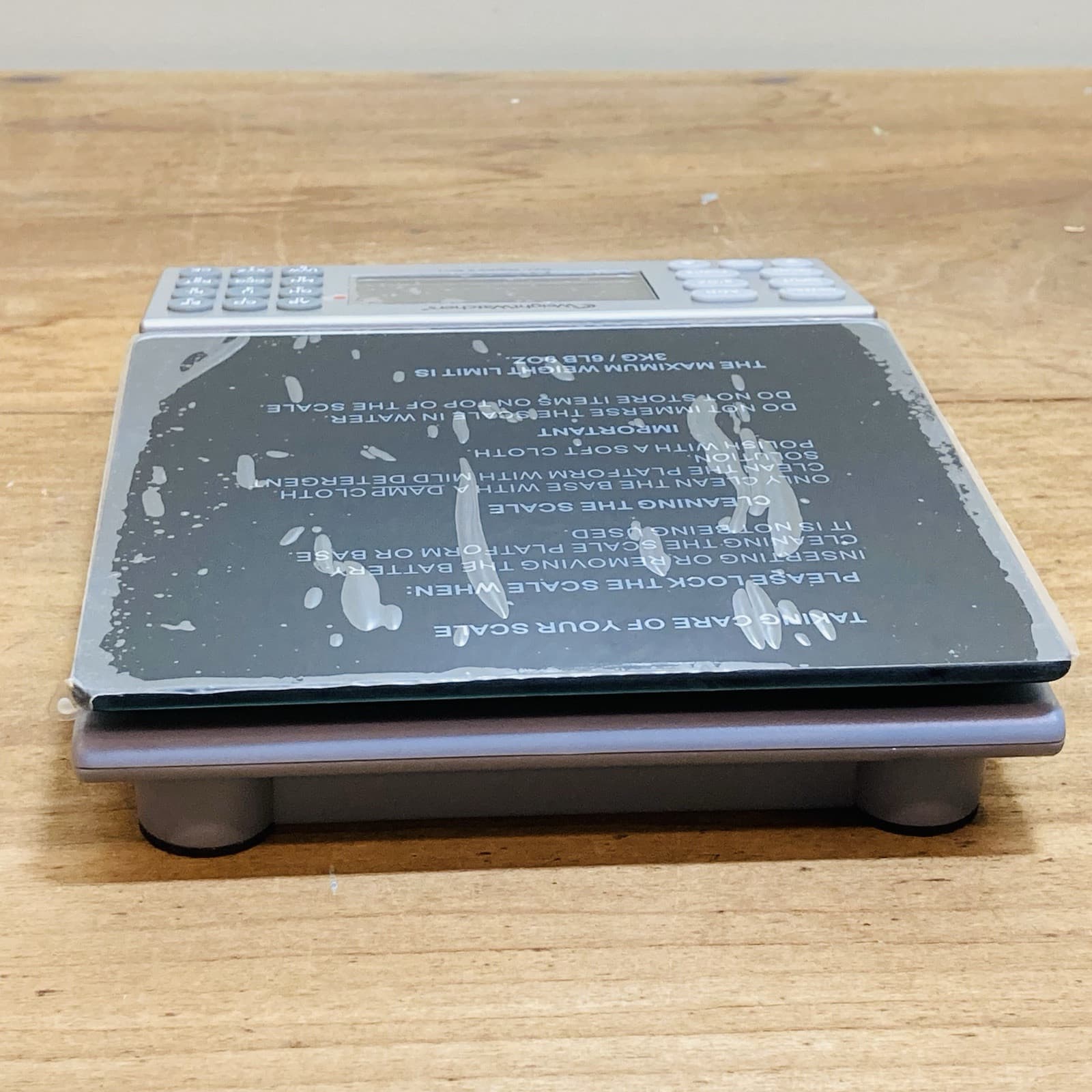 Weight Watchers Electronic Food Scale w/Points Values Database Large Display 6