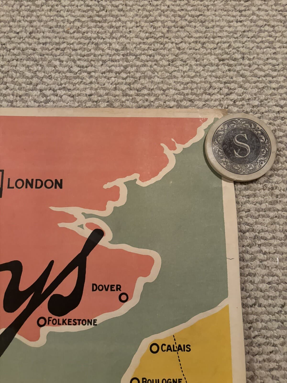 Original WWI Poster Boys Come Over Here Your Wanted! 39.75x49.5” Linen Backed 5