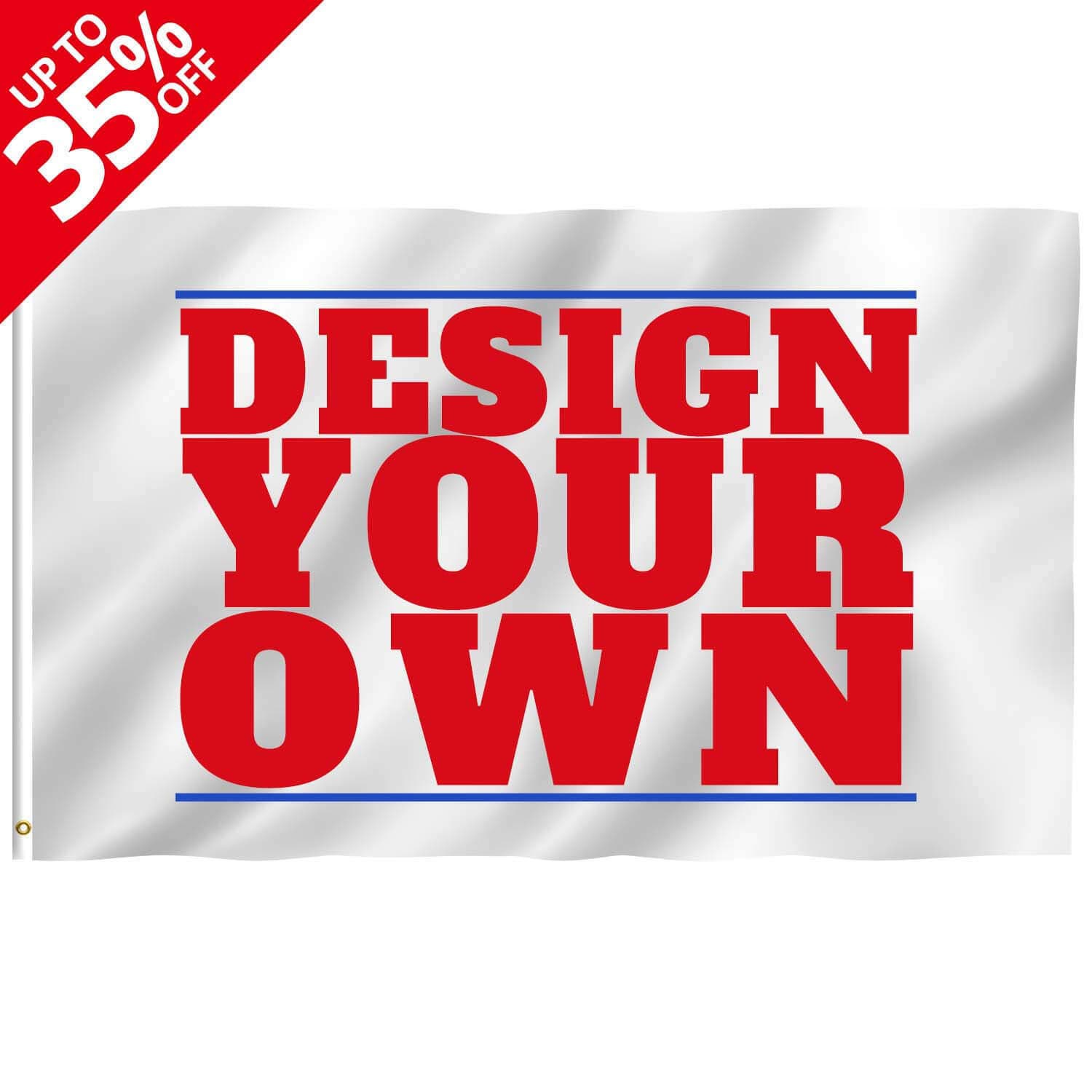Anley Custom Flag Personalized Flags - Print Your Own Logo Image Text