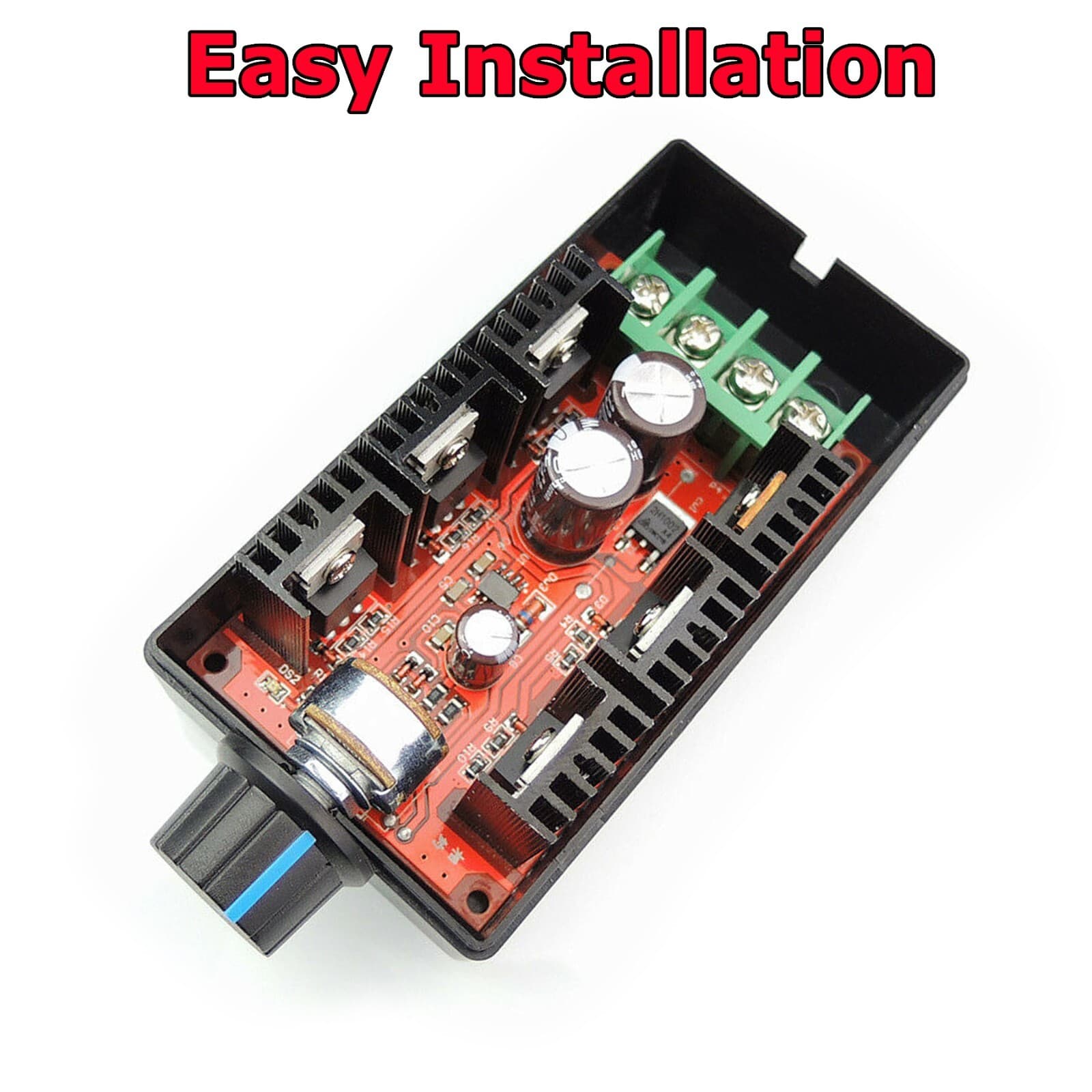 PWM DC Motor Speed Controller Adjustable Variable Switch HHO Driver 12V 24V 48V 6