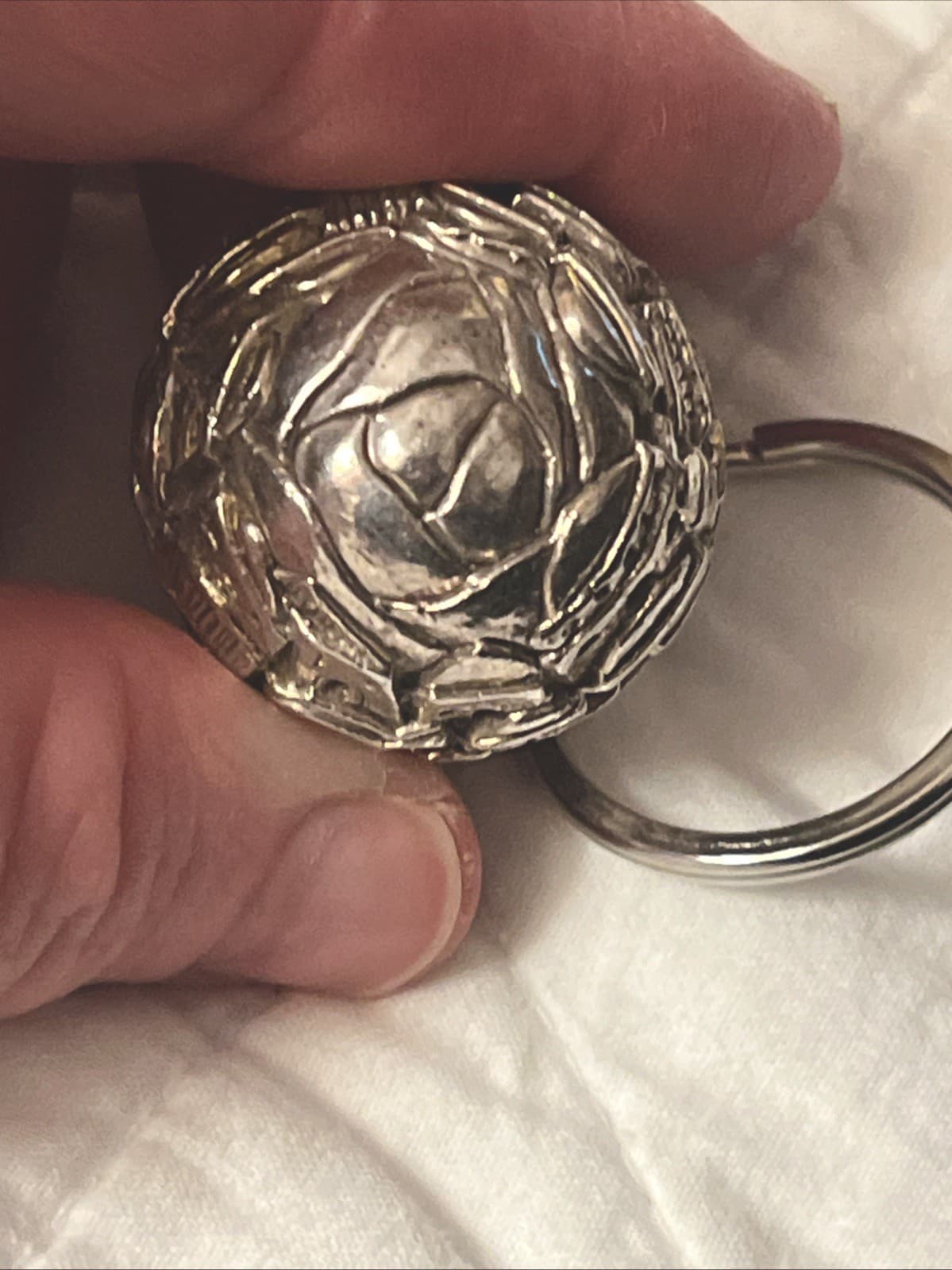 Jerusalem Rose 925 Sterling Keychain Or Pendant 6