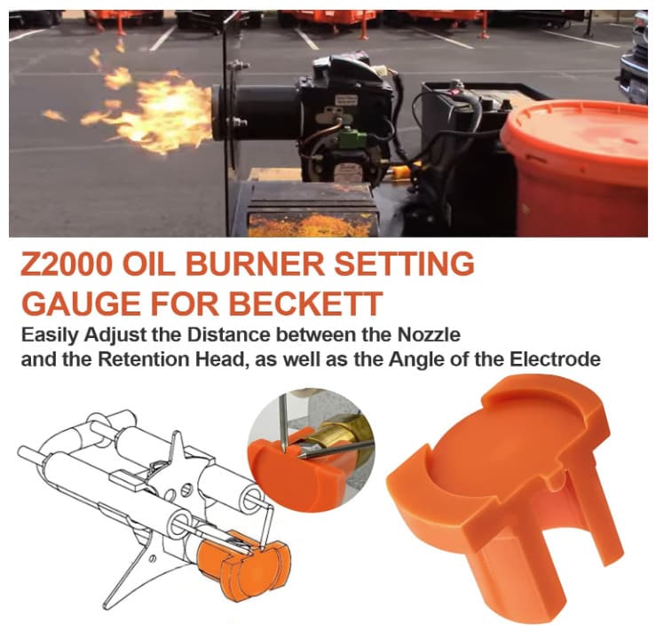 For Beckett Burner Z2000 Setting Gauge Nozzle & Electrode tool AF AFG SF SR AFII 2