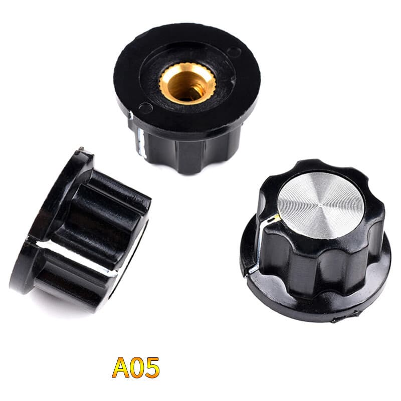 Control Knobs Potentiometer Knob Volume Amp Dial 6mm Hole for Shaft Radio Tuner