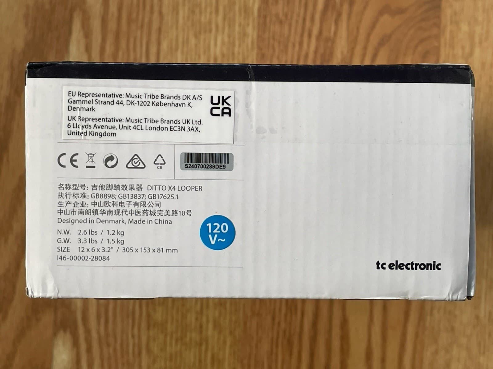 TC ELECTRONIC DITTO X4 LOOPER PEDAL ~ NEW 4