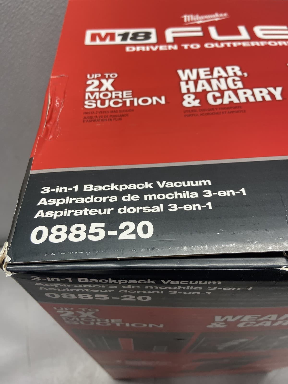 Milwaukee 0885-20 M18 FUEL 18V Li-Ion 1 Gal. 3-In-1 Backpack Vacuum (Tool Only) 3