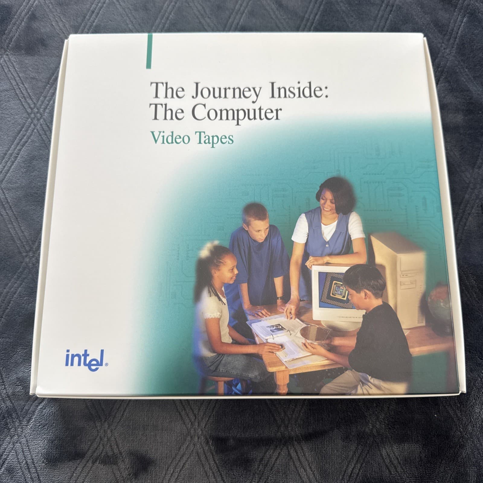 Intel Journey Inside: The Computer Chip Kit  w/ Uncut Silicon Wafer 1990’s 4