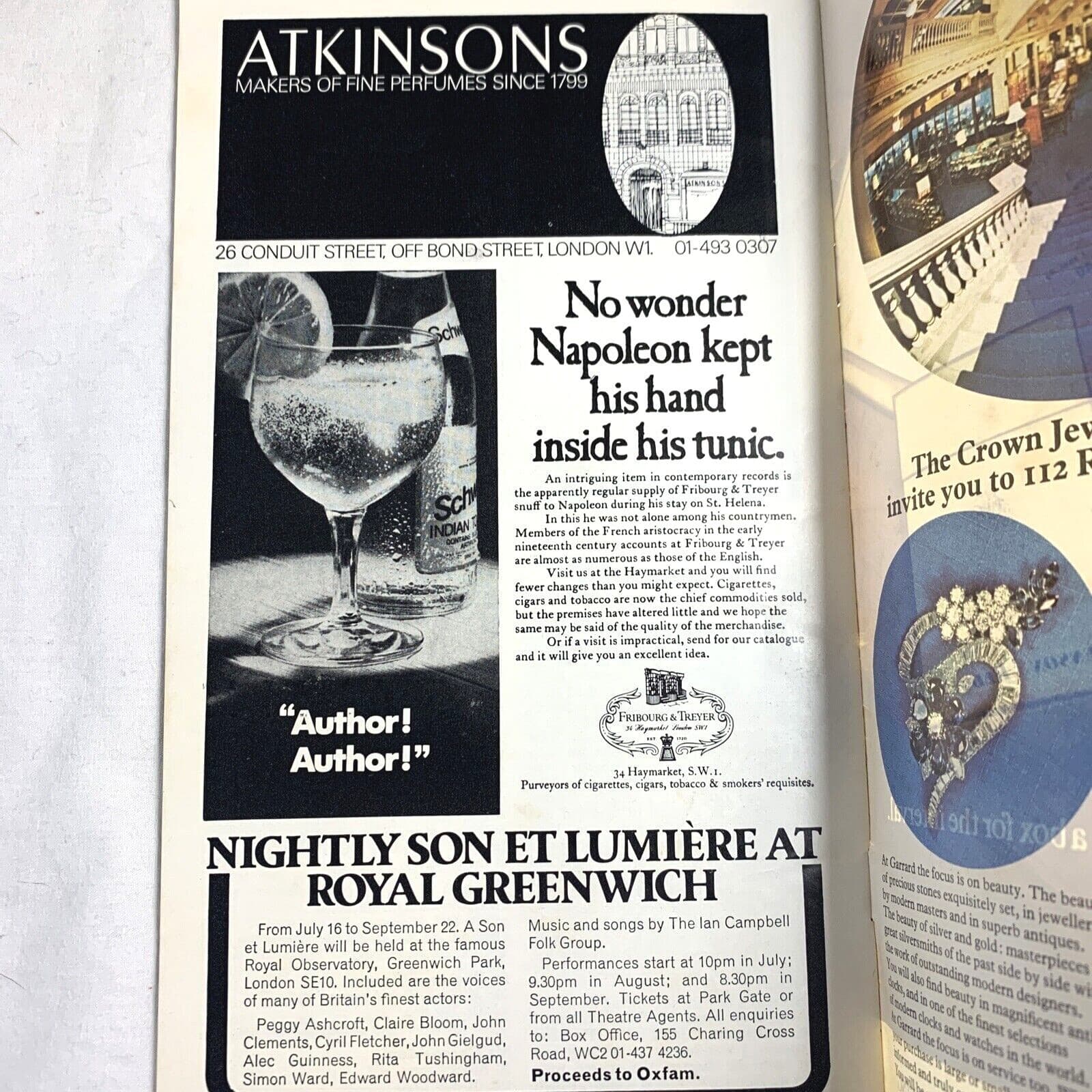 London Theater Program Palladium ‘73 Theatreprint Programme England 1973 5