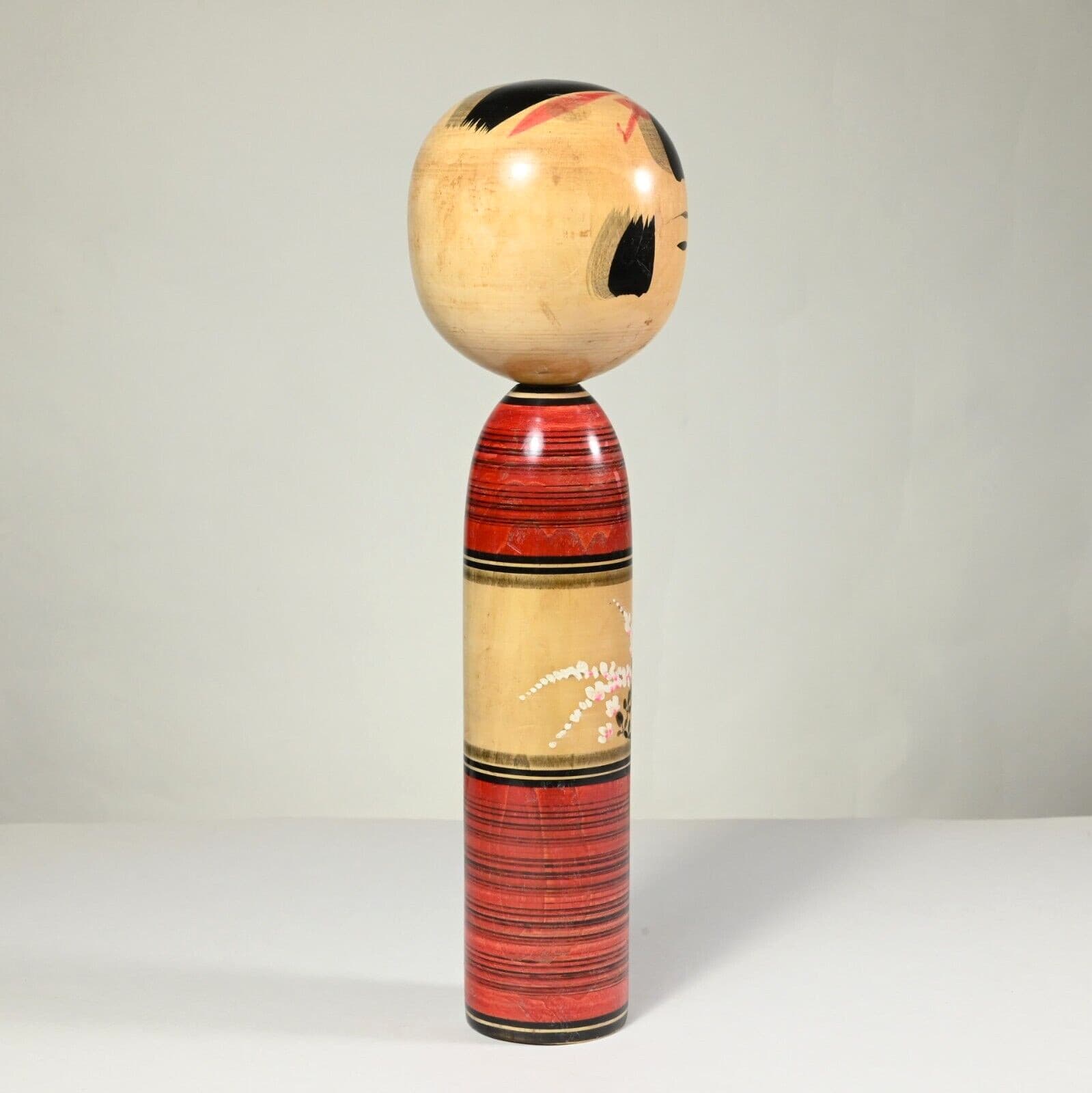 Master KICHESUKE AGATSUMA Shingatta Kokeshi Signed Japan 1970 - Large 12" 6