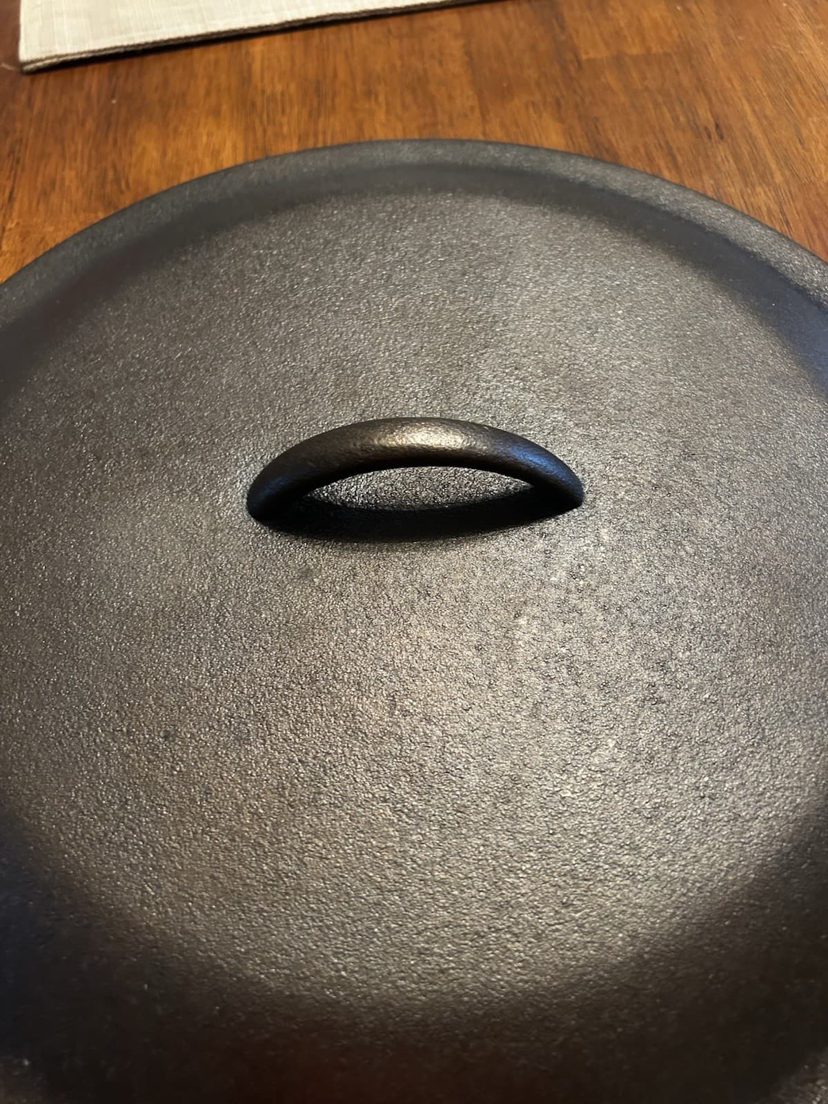 Vintage Lodge #12 Cast Iron Skillet Lid. 1940s - 1950s Era. RESTORED 2