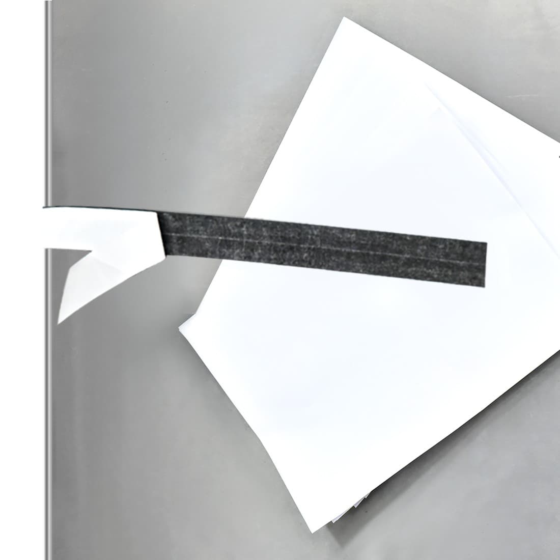 Magnetic Strip with White Adhesive Tape 25/64inch x 3.3Feet x 5/64inch 4