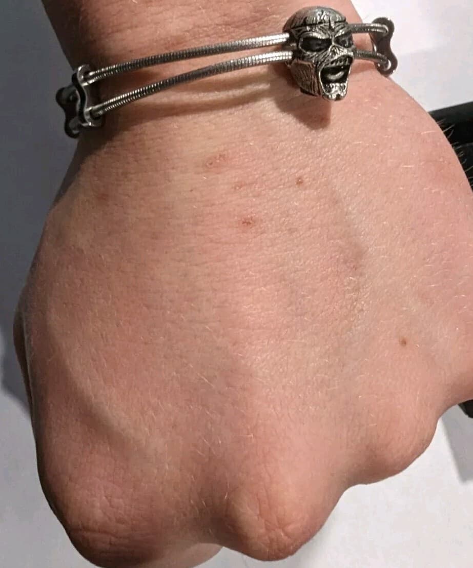 Iron Maiden Steve Harris Bass String Bracelet - Played On Future Past Tour 5