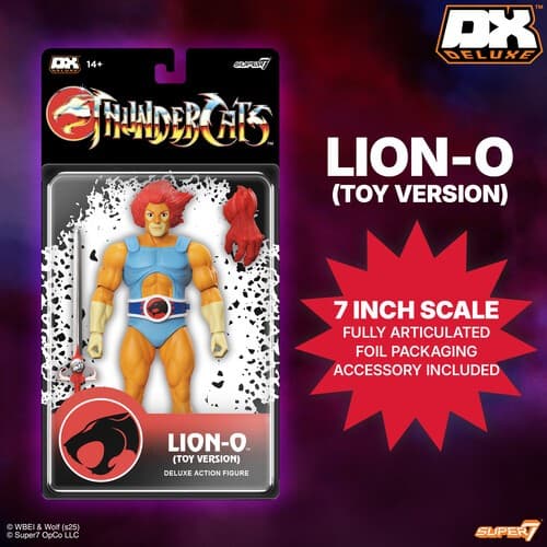 Super7 - ThunderCats - DELUXE Wv3 - Lion-O (Toy Recolor) [New Toy] Action Figu 2
