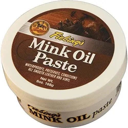 * Fiebing's Mink Oil Paste, made in USA  (Waterproofs & Preserves Leather)