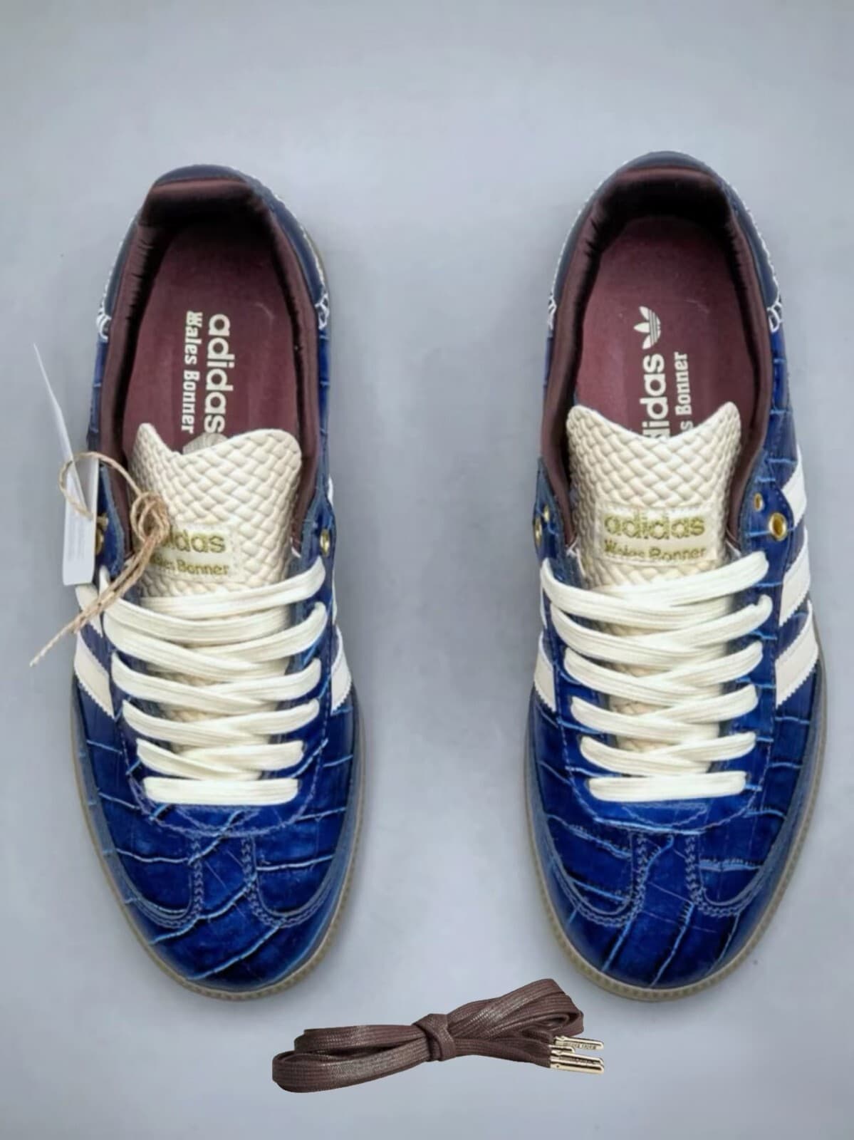 adidas Wales Bonner x Samba OG 'Croc - Collegiate Navy' | JH9825 New With Box