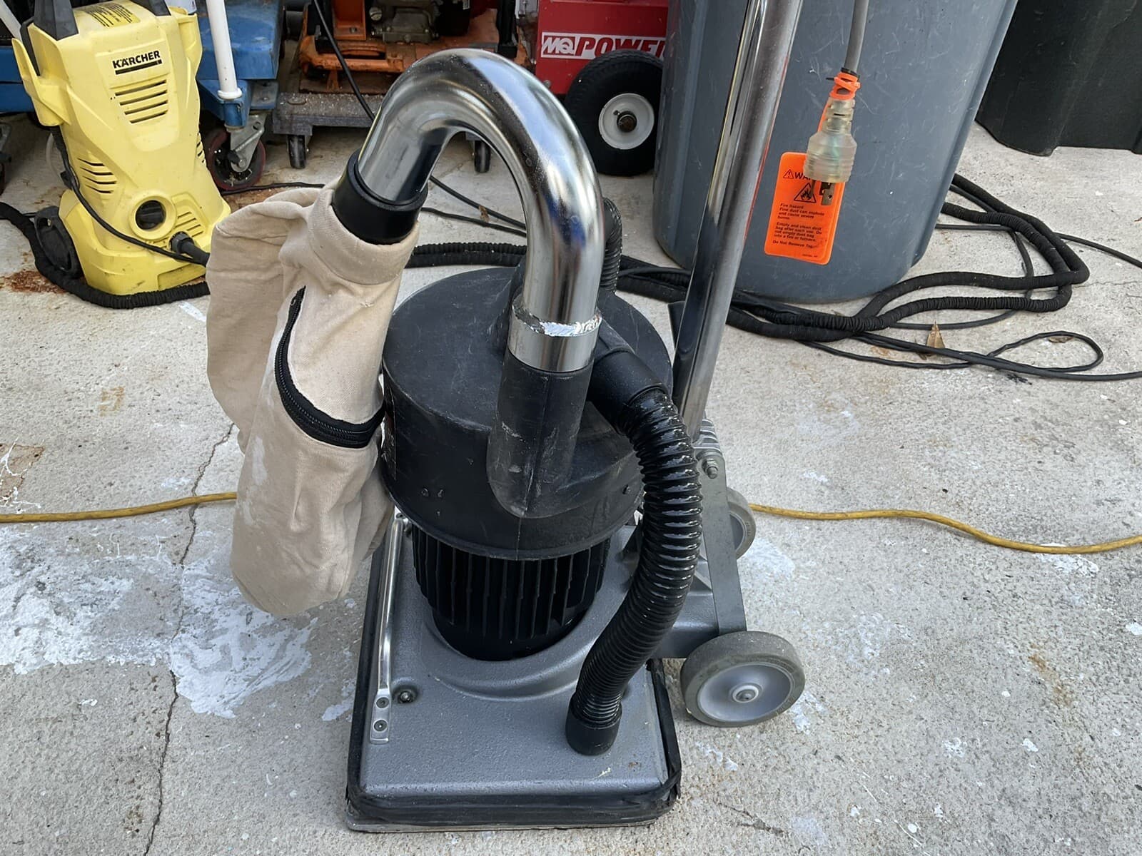 AMERICAN SANDER/CLARKE OBS-18DC Orbital Square Floor Sander, Buff, Pre Owned. 4