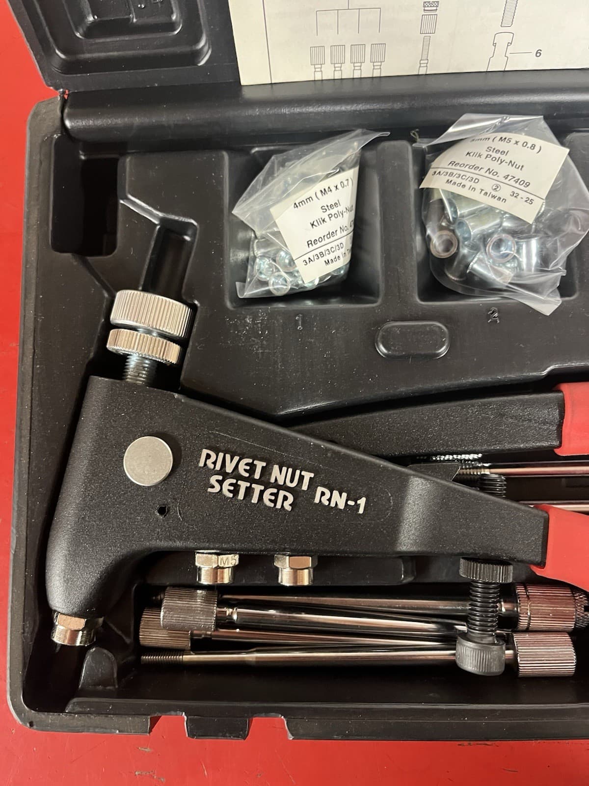 Marson 39303 Metric Poly-Nut Set 2