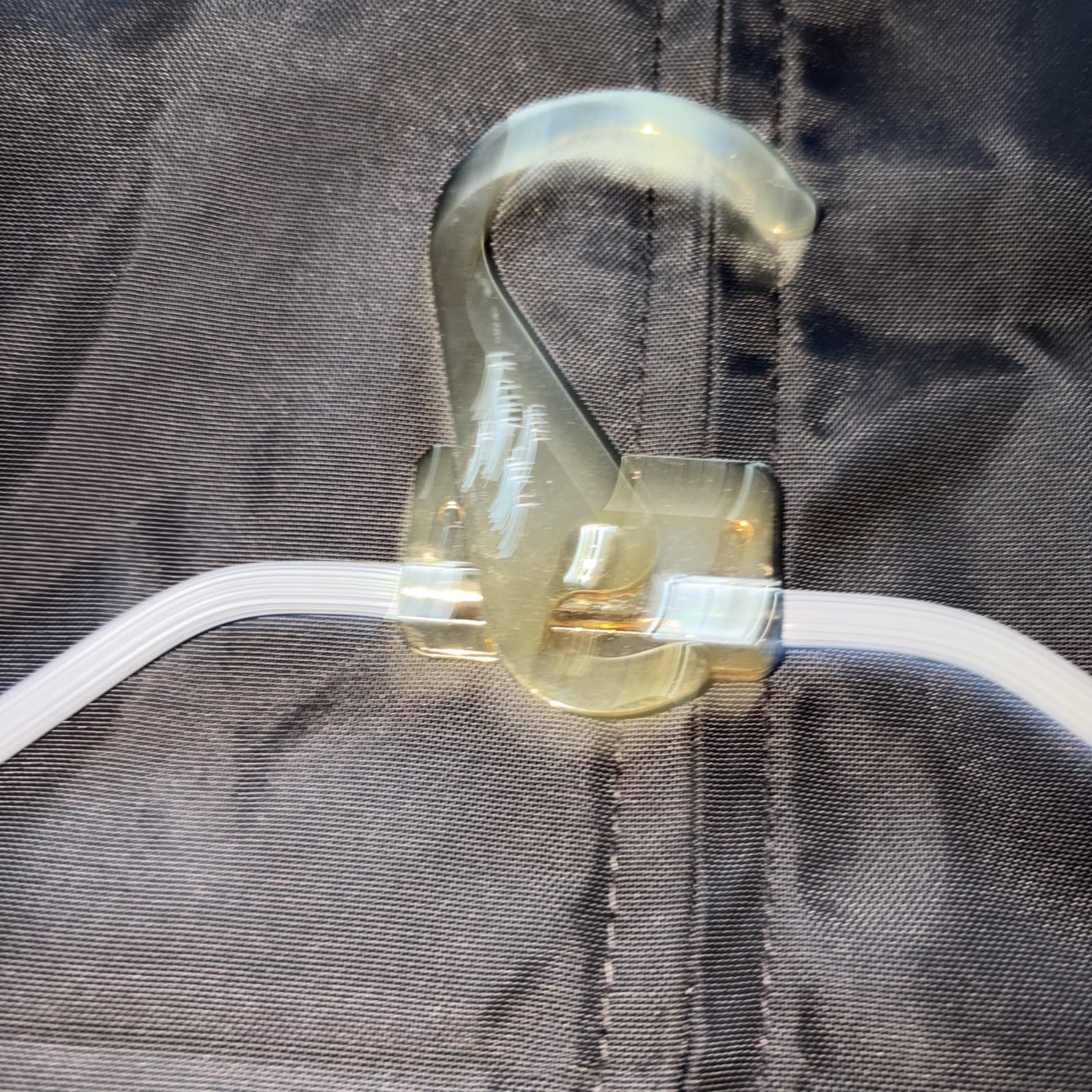 Authentic Louis Vuitton Nylon Garment Cover Bag with Gold Tone Hanger EUC 4