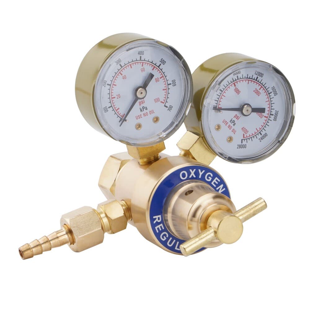 Oxygen Acetylene Gas Regulator Welding Cutting Torch Dual Gauge CGA540 CGA200 3