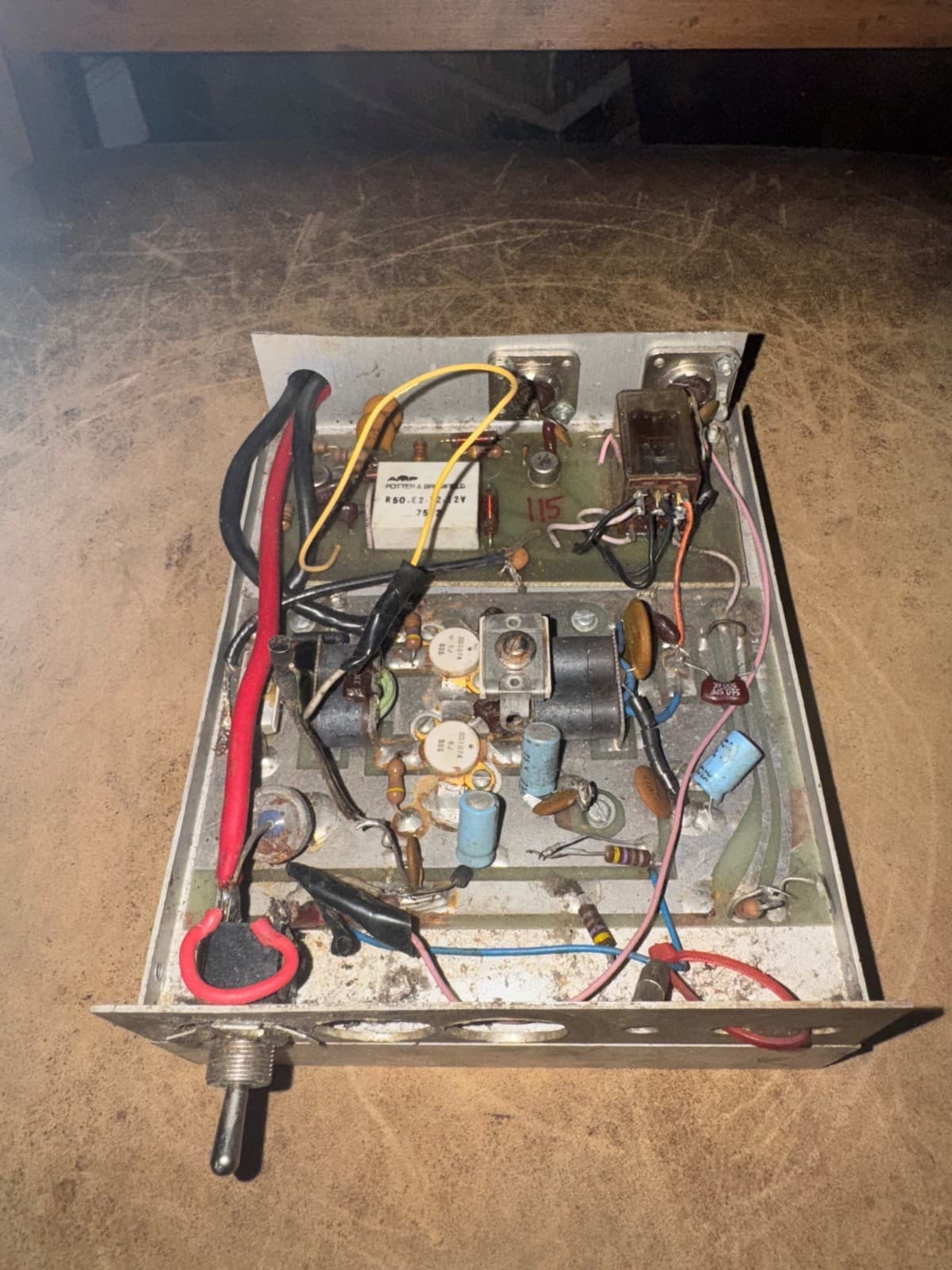 Linear Amplifier power watt RF ham radio preamp Transistor pills meter fan parts 3