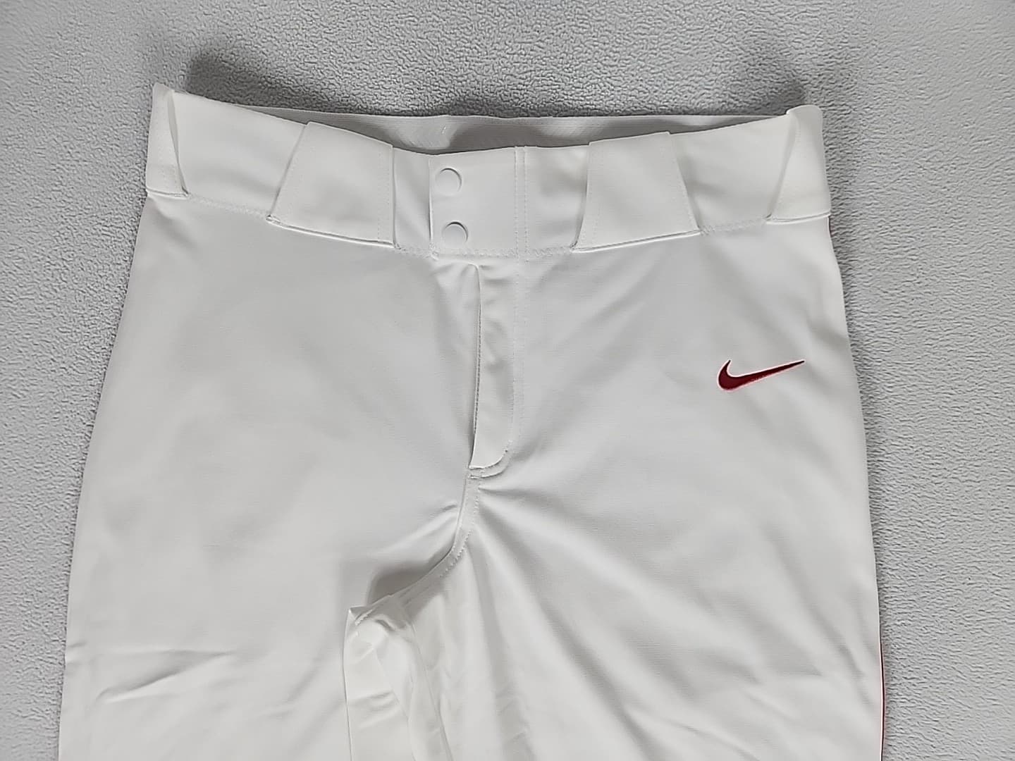 Nike Vapor Select Full Length Piped Baseball Pants Men's M-2XL White BQ5489 4