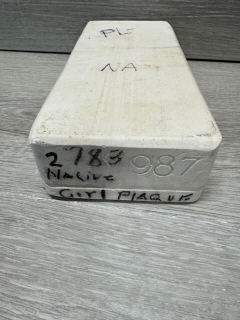 Vintage 1962 Duncan Ceramic Slip Mold 987 Native Girl Plaque 6