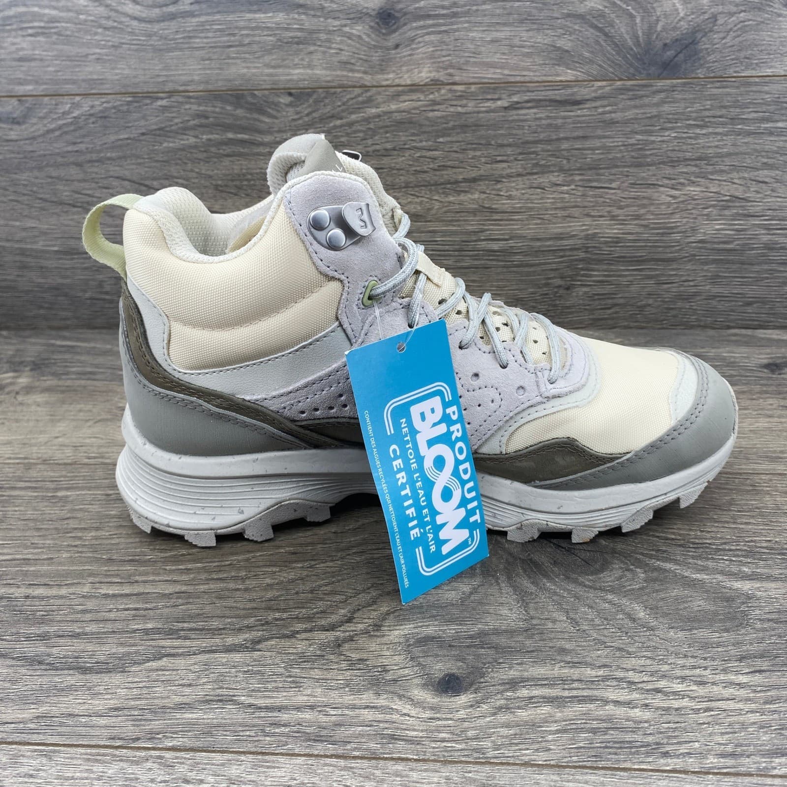 Merrell Speed Solo Waterproof Hiking Boots Gray/Beige Ladies Size 7.5 NEW 5