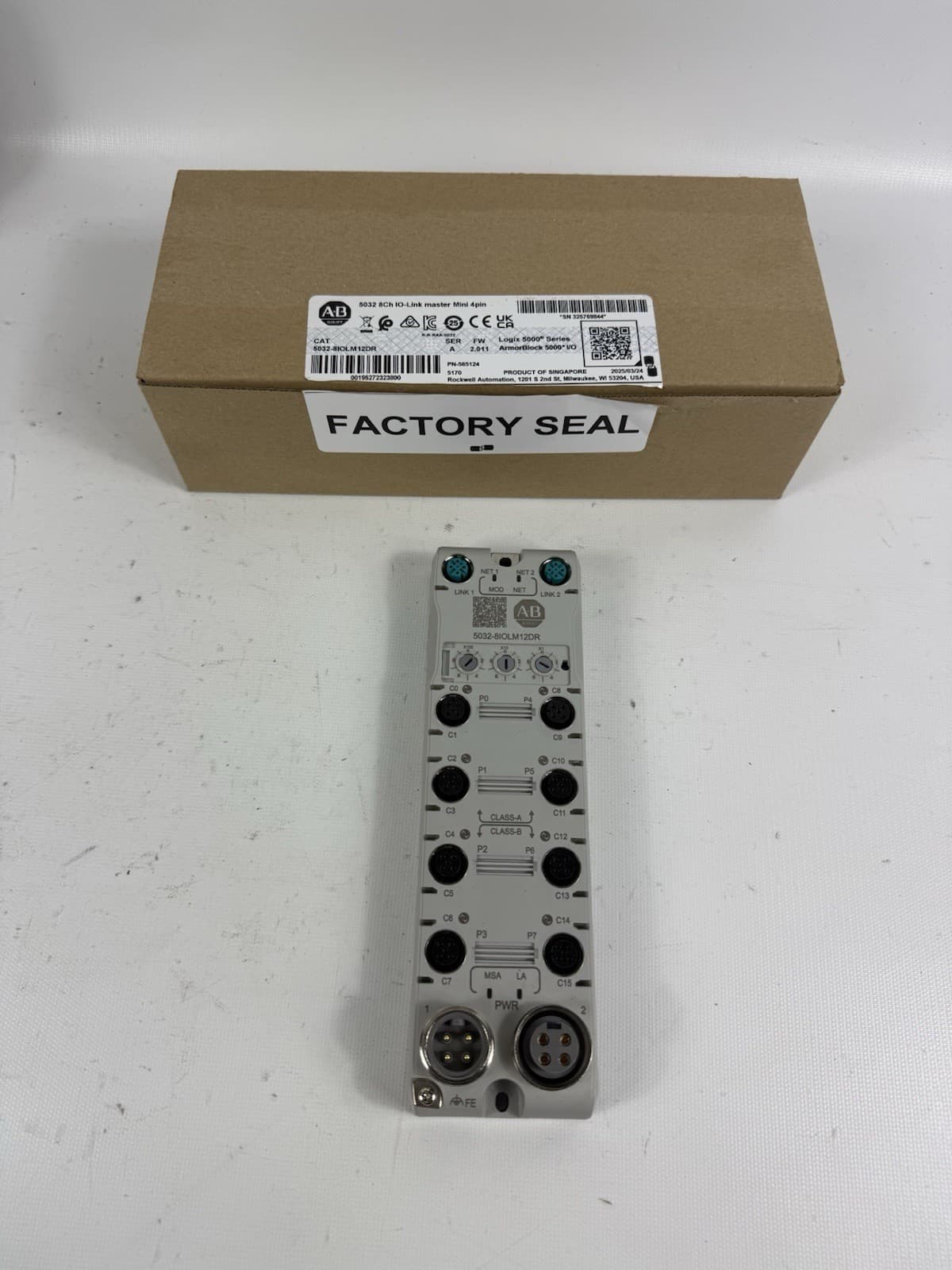 Allen Bradley AB Control, #5032-8IOLM12DR, Series A Logic 5000 Series I/O