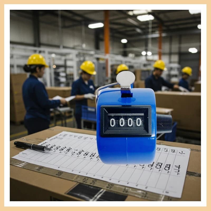 4 Digit Number Dual Clicker Golf Hand Tally Counter orangeHandy Convenient 3