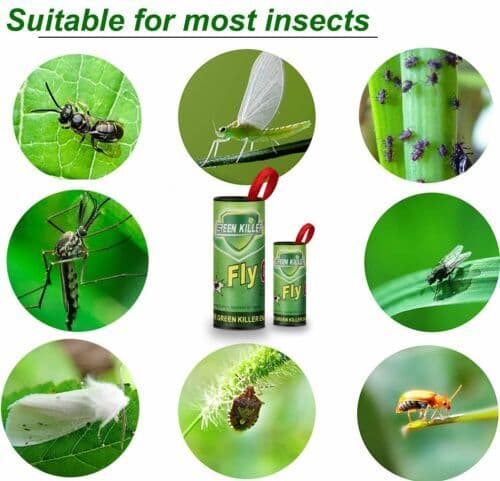 16 Rolls Fly Sticky Trap Paper Insect Bug Catcher Strip Fly Sticker Non Toxic US 5
