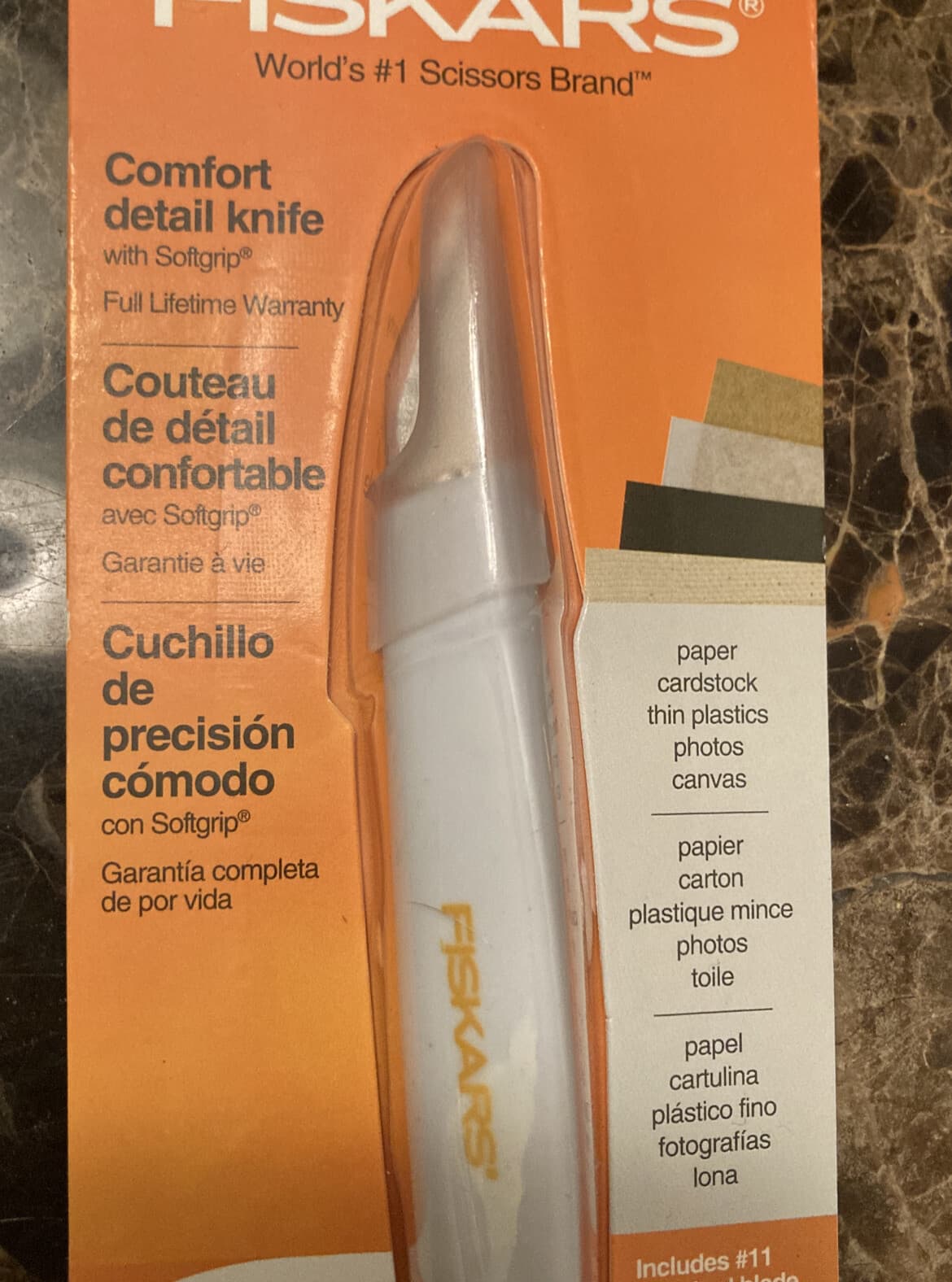 Fisk are Comfort Detail Knife With Soft Grip 2