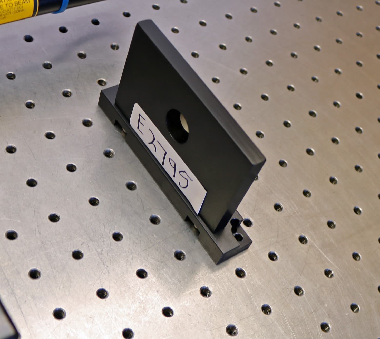 Working Uniphase 1103 Helium Neon Laser W/ mirrors, Pinhole Aperature - -E2795 5