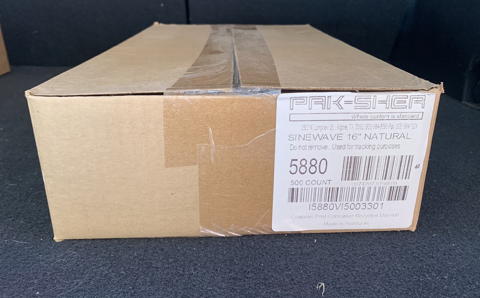 Pak-Sher 5880 Garden Fresh SW 16” White Unprinted Bags w/Handles 500 CT NEW 3