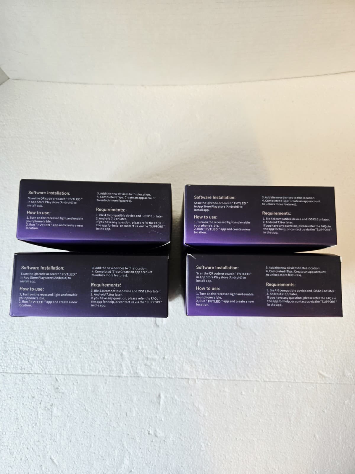  Smart LED Recessed Ceiling Light Fixture 4 inch, WiFi Bluetooth 9W 4 IN 4 Pack 6