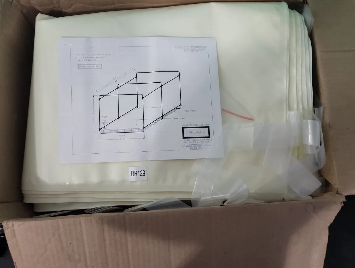 🆕️ Inflatable Abatement Systems Single Containment Tent 88FR ||⚡️🇺🇸 SHIP 