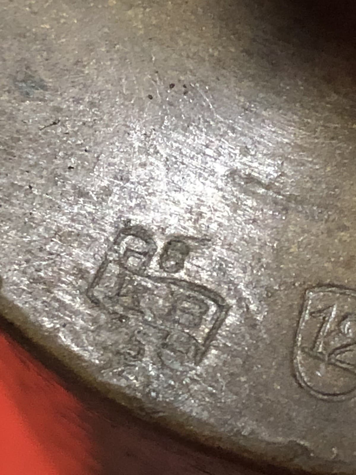 Solid Brass 1 KG (2.2 Lb) Scale Calibration or Test Weight. Stamped KB 3