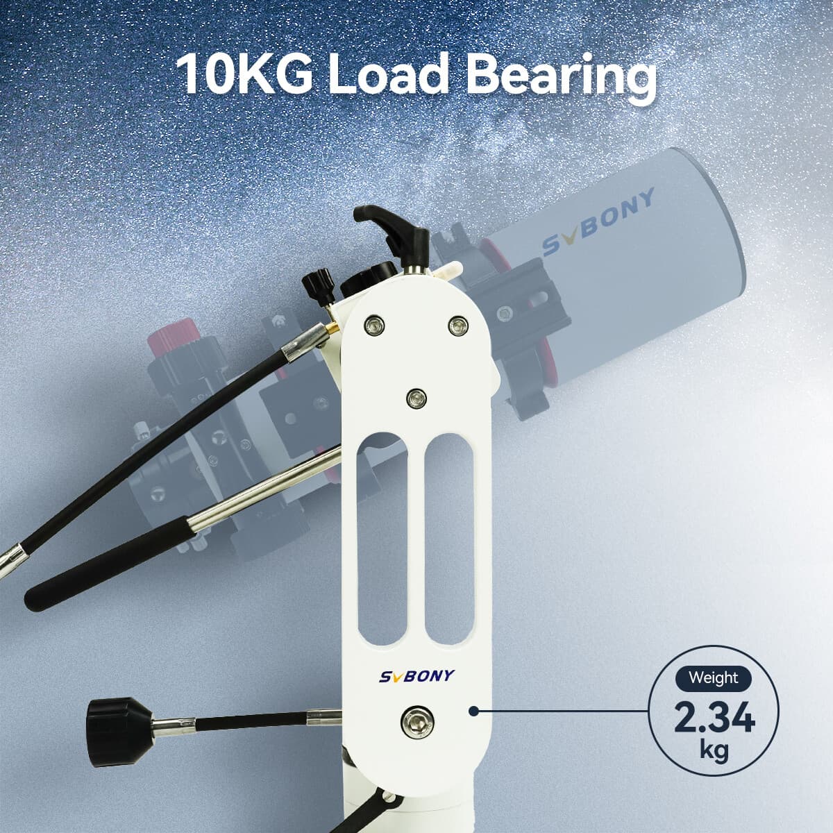 SVBONY SV225 Telescope Mount 360° Adjustable Angle Alt-Azimuth Visual Astronomy 3