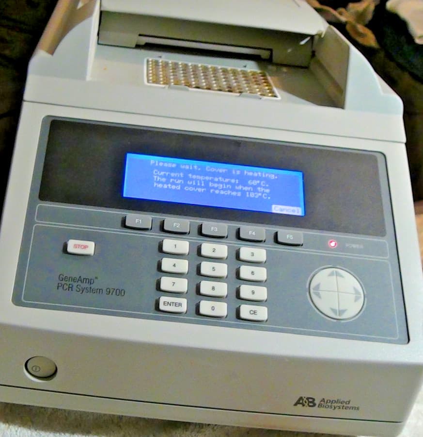 Applied Biosystems ABI Geneamp PCR System 9700 Gold 96 Well Block Works N8050200 6