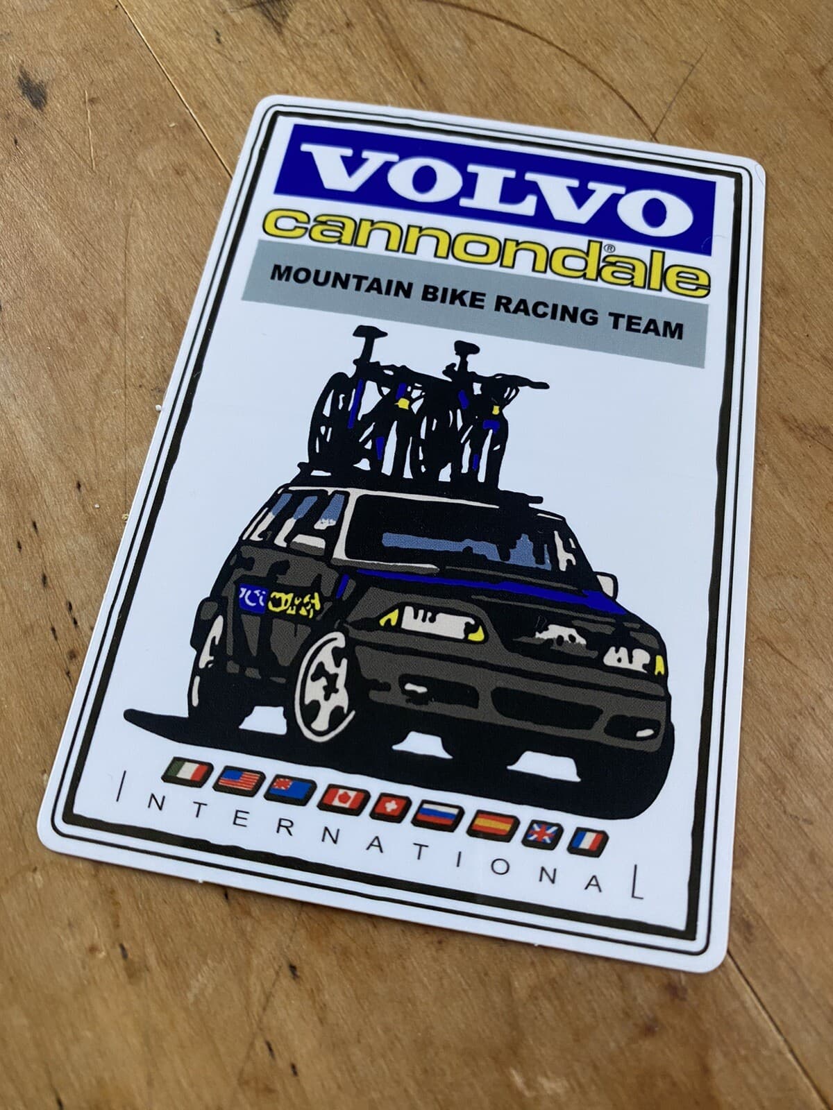 Volvo Cannondale MTB Mountain Bike Racing Team Homage Sticker XC70 4