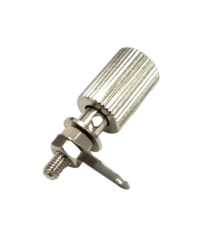 T-10, Sato Parts 9.0mm Diameter Chrome Banana Binding Post for 26-16AWG Wire 3