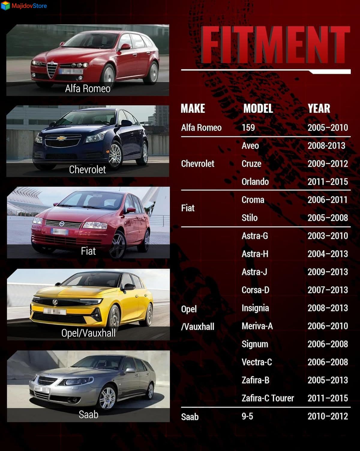 Timing Tool-Kit Compatible with Chevy Cruze Aveo Alfa Romeo Fiat 16V 1.4 1.6 1.8 3