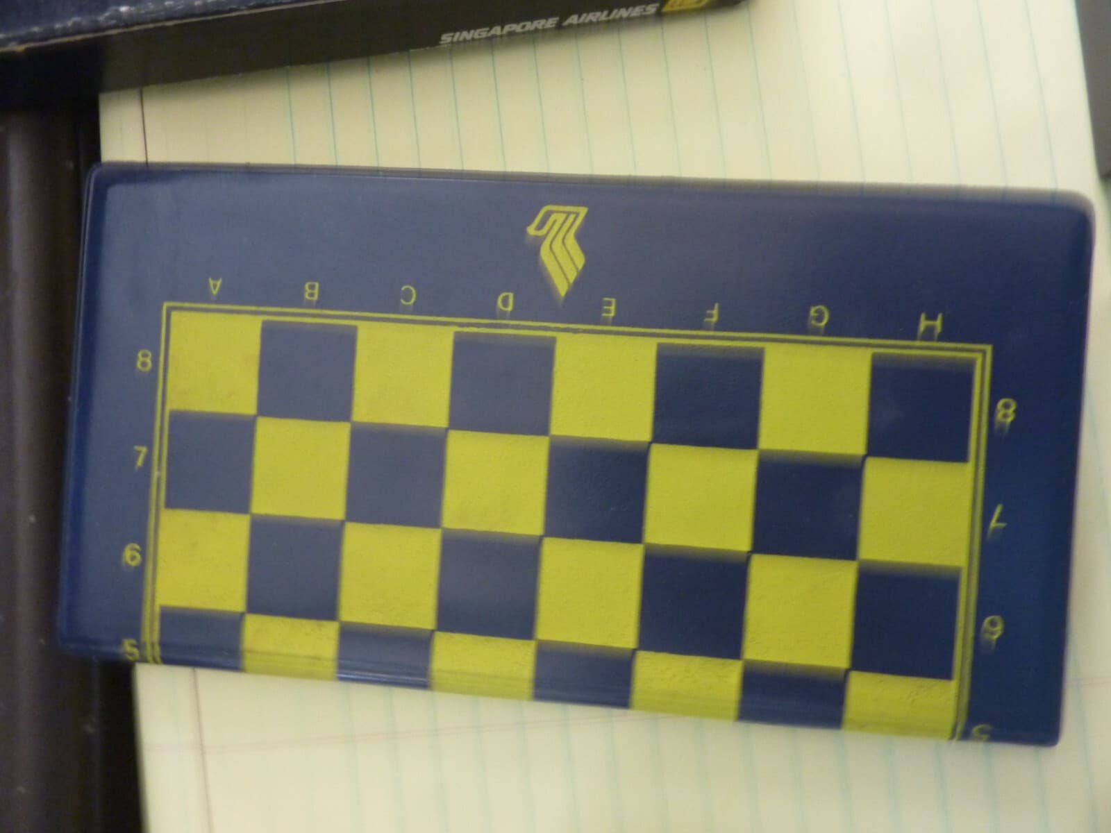 Singapore Airlines Magnetic Backgammon Chess & Checker Set and Absorbing Puzzle 6