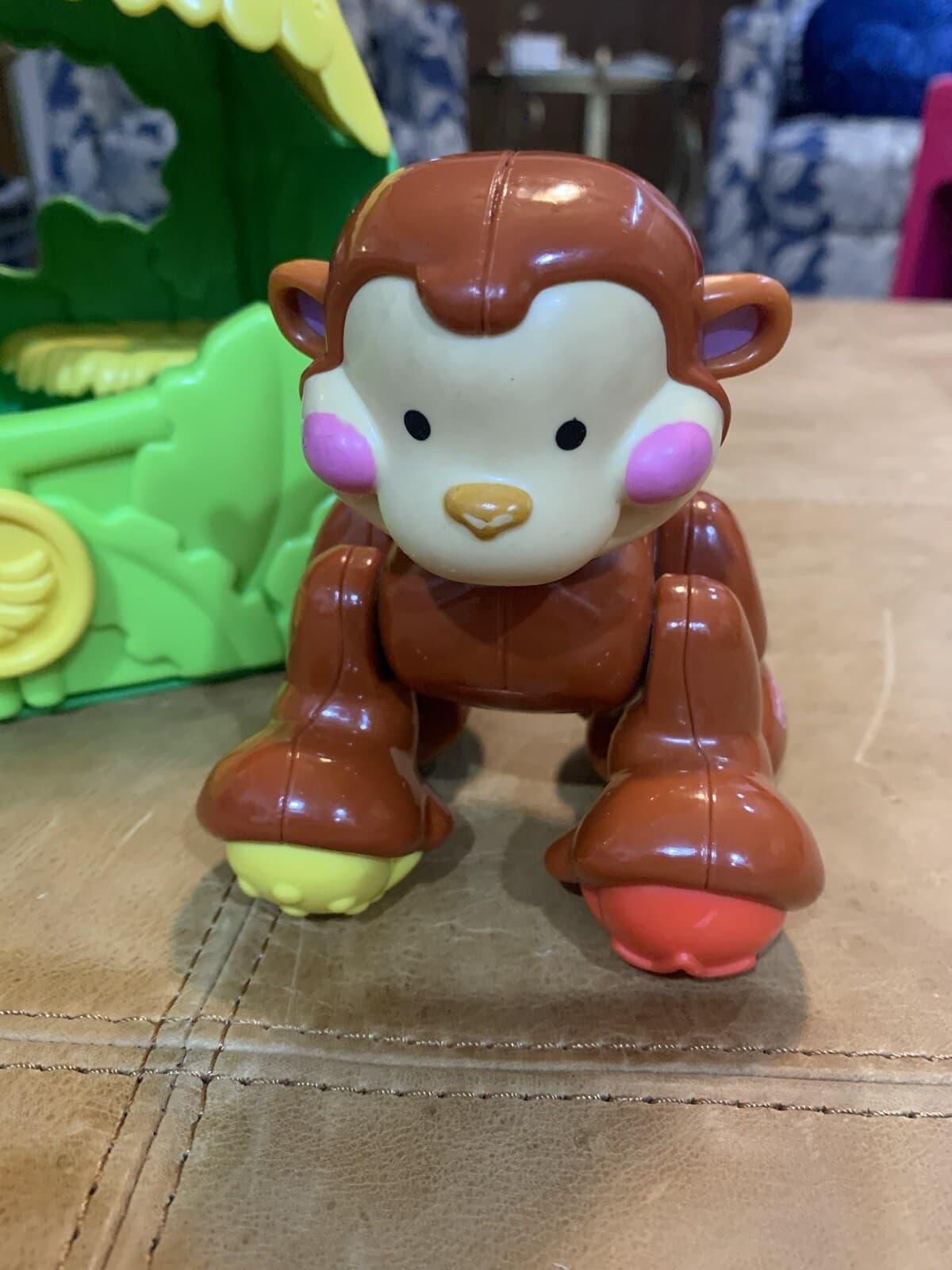 Fisher Price Amazing Animals Monkey With Sound Carry Along Playset Tote 2006 2