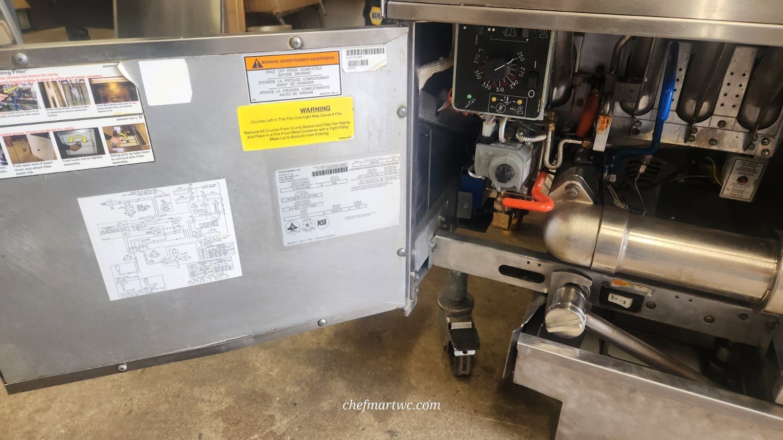 2022 PITCO SSH75-2FD--TWO BAY NATURAL GAS FRYER WITH FILTRATION 6